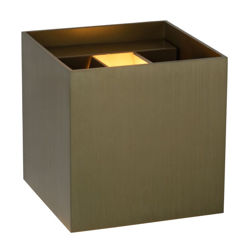 Lucide XIO - Nástenné svietidlo - LED Dim. - G9 - 1x4W 2700K - Rust Brown